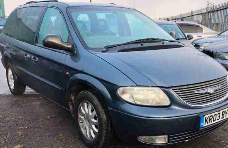 Chrysler Grand Voyager 2.5 Diesel 7 Seater Leather Suede Seats MOT Mar 2019