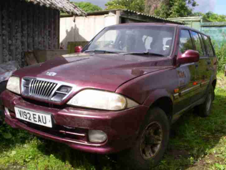 Daewoo Ssangyong Musso 2.9TD Diesel 4x4 Estate For Spares