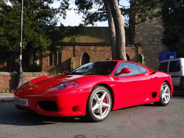 360 MODENA F1. 2003 03 Reg. Red with