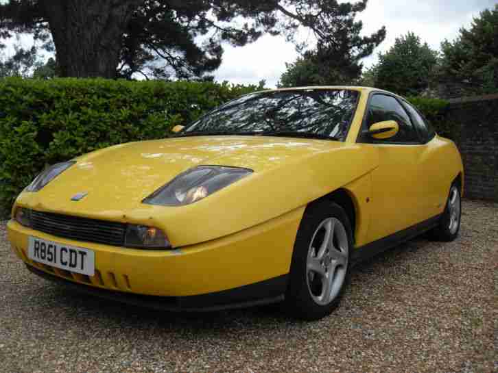 FIAT COUPE 20V TURBO BROOM YELLOW WITH BLACK LEATHER