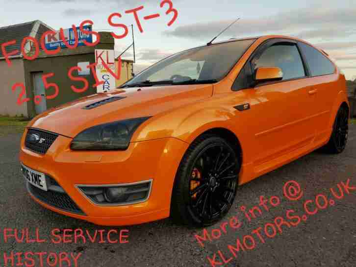 FORD FOCUS ST 3 225 BHP FULL SERVICE HISTORY