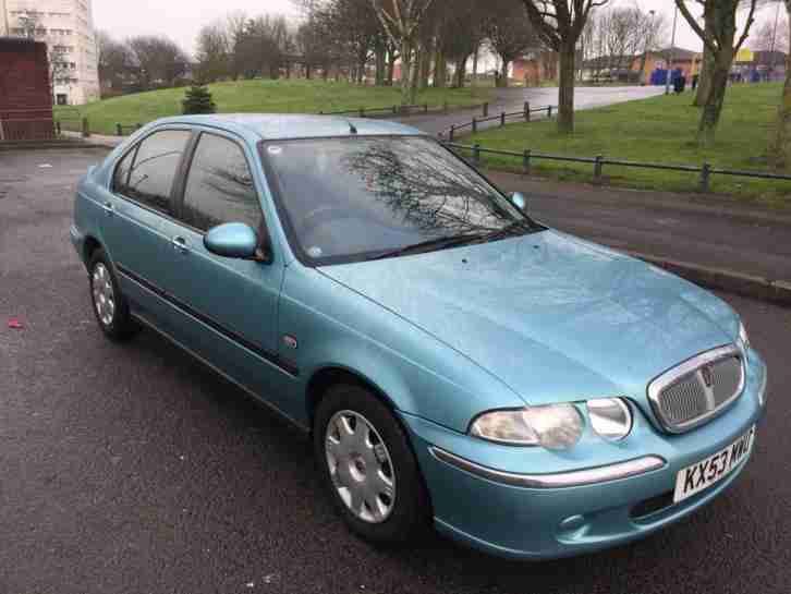 FREE DELIVERY Rover 45 iL ONLY 1 FORMER KEEPER SUPER LOW MILEAGE
