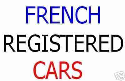 FRENCH REGISTERED LHD LEFT HAND DRIVE CARS www.gary automobiles.com