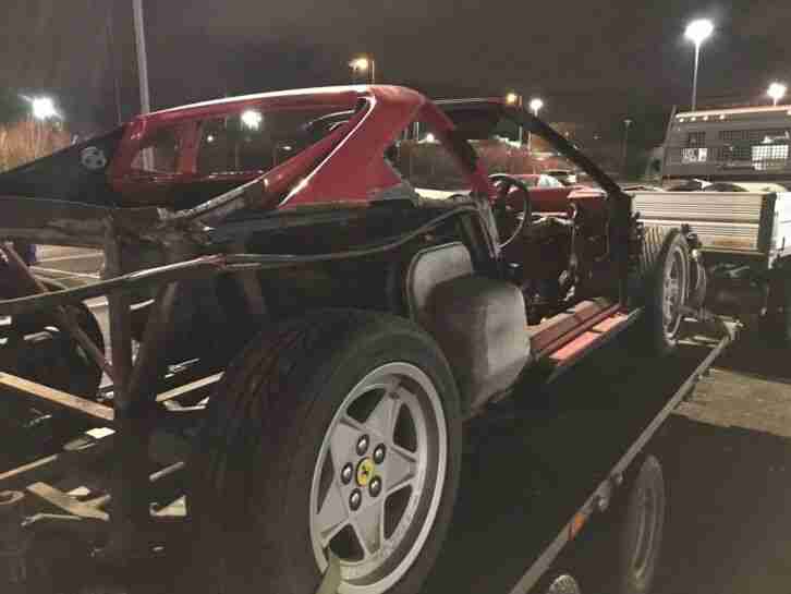 Ferrari 328, RHD Rolling chassis with parts to restore. Non ABS model,