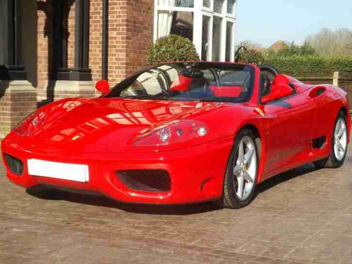 Ferrari 360 F1 Spider 2003 only 9k miles ! owned from new, PX poss, belts done