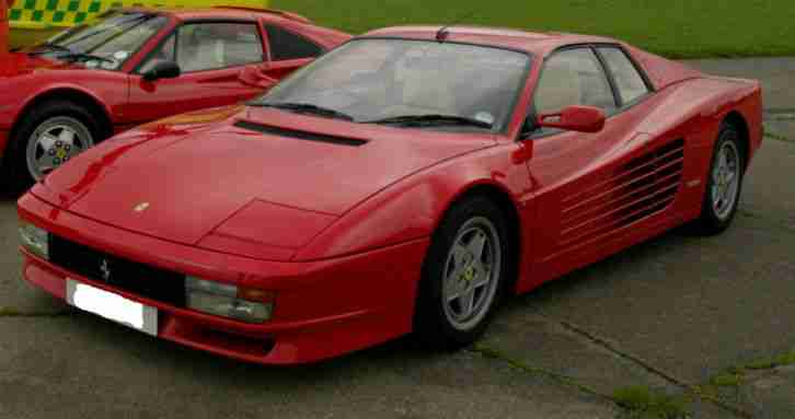 Ferrari Testarossa 1991 (Red with cream leather and black carpets) 23742 miles