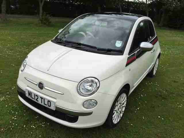 GUCCI FIAT 500 2012 ONLY 14,200 miles FSH EXCELLENT COND PRICED TO SELL BARGAIN