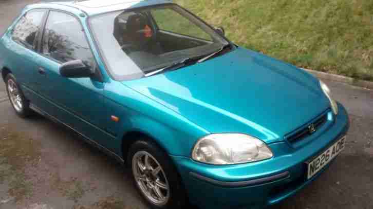 CIVIC 1.4I GREEN 1996 2 DOOR COUPE RARE