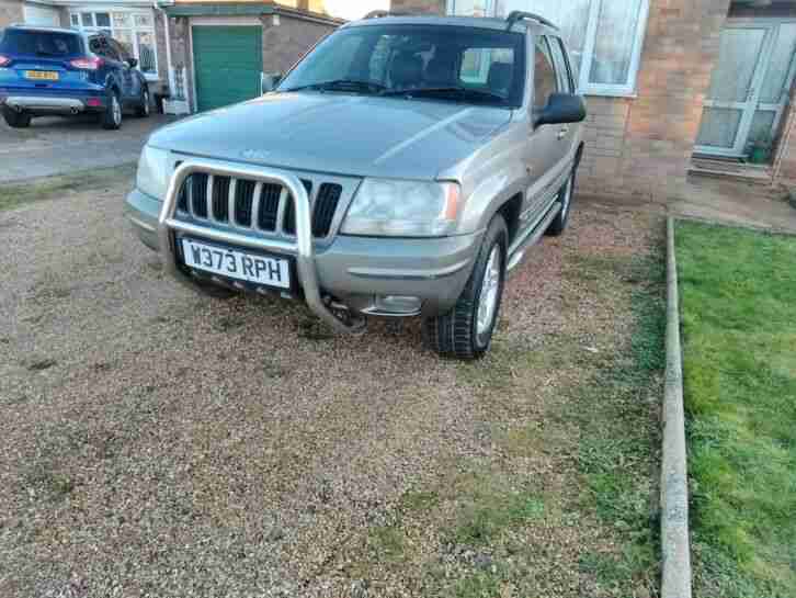 Jeep Cherokee v8 4.7 only 112k miles short mot a c electric leather seats chrome