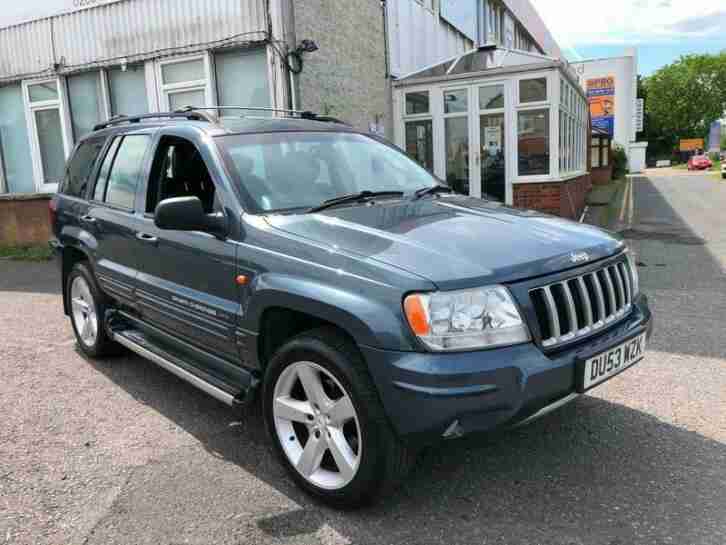 Jeep Grand Cherokee CRD LIMITED+DIESEL+AUTOMATIC+4X4+LEATHER SEATS+12M AA B. COV