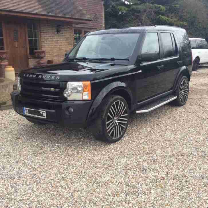 LANDROVER DISCOVERY .XS 2008 . BLACK. AUTO. DIESEL. 7 SEATS.LEATHER INTERIOR.