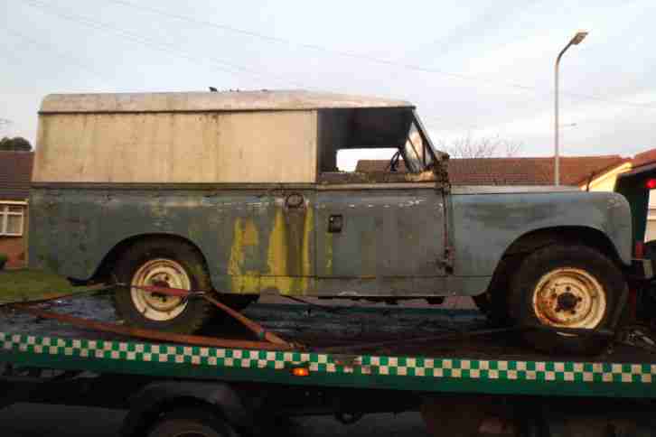 LANDROVER SERIES 2 LWB BLUE F REG 1967 ONE OWNER FROM NEW SPARES OR REPAIRS