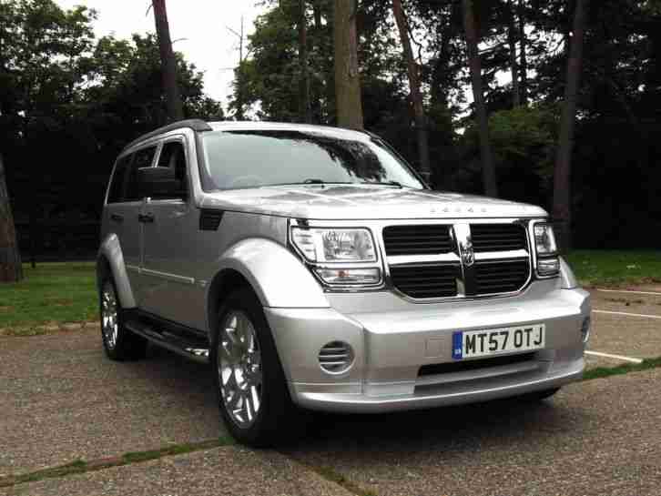 LATE 2007 57 DODGE NITRO 2.8 CRD 4WD 6 SPEED TURBO DIESEL MANUAL SILVER PX SWAP