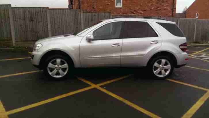 LEFT HAND DRIVE MERCEDES ML 350 2010 silver petrol with BRC LPG gas conversion