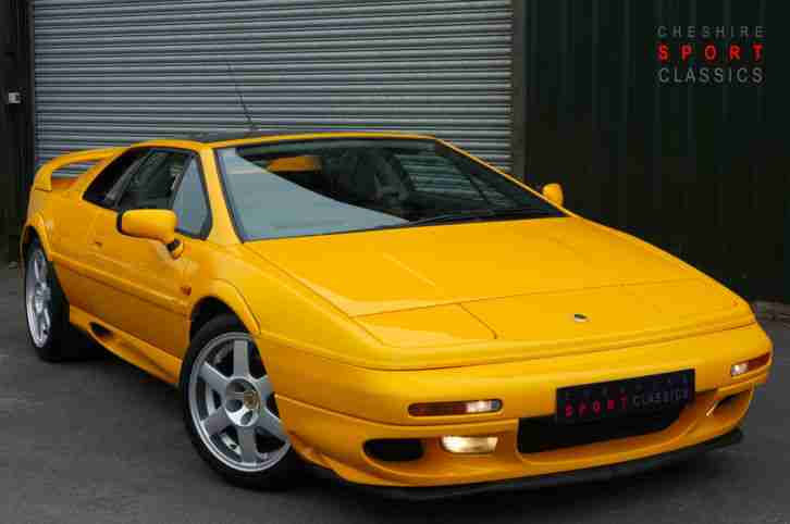 Lotus Esprit 3.5 V8, 1996, 22,000 miles, Mustard Yellow, Grey Leather, FSH.