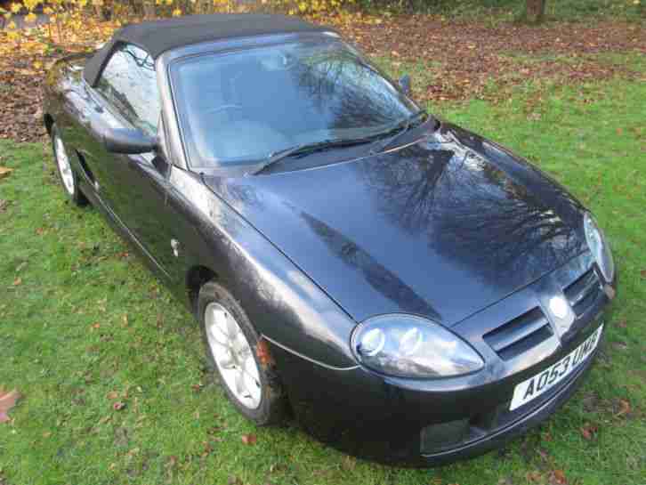 MG TF LOVELY VERY LOW GENUINE 100% MILES RARE BLACK ONLY 45 K 2 OWNERS !