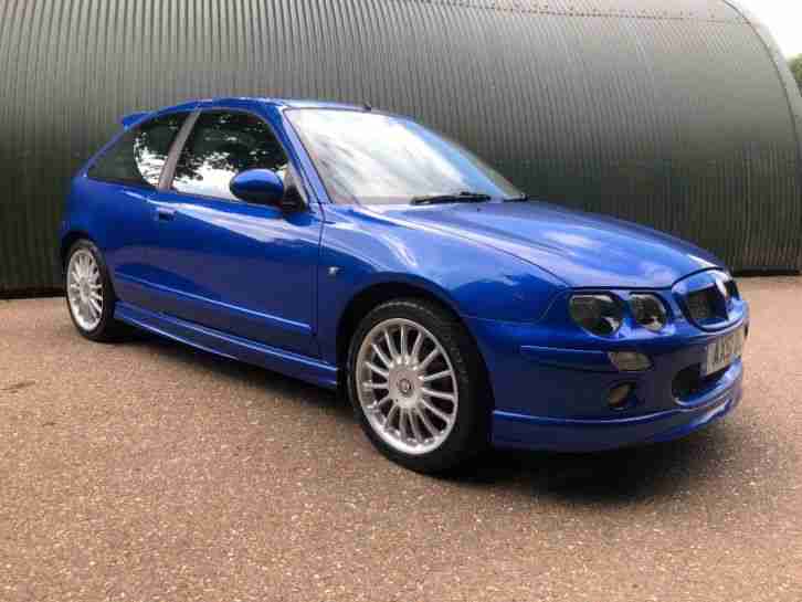 MG ZR 105+ Rare spec, Trophy Blue, Air Con + Sunroof 1 Owner New Engine