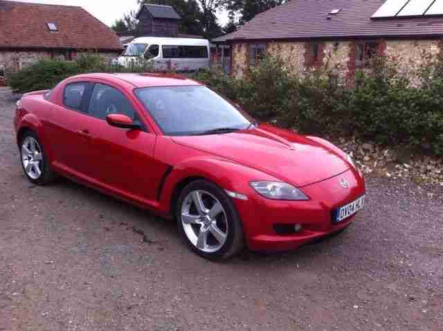 RX8 Red with Red Leather 2004