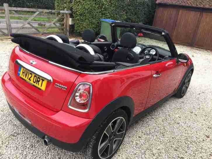 Cooper Red Convertible 2012 1.6