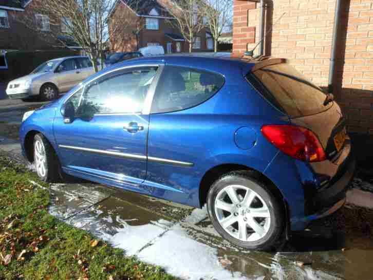 PEUGEOT 207 SPORT 1.6 BLUE IN GREAT CONDITION 2007 MODEL
