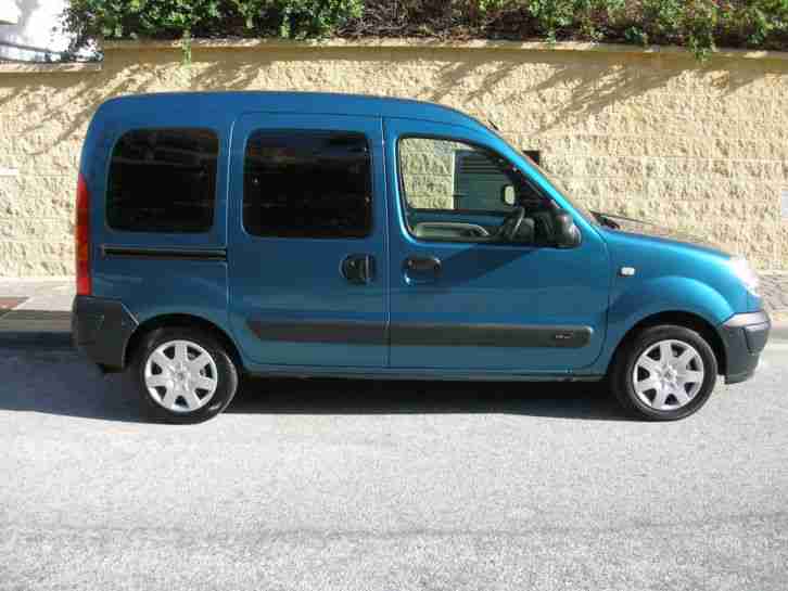 Renault Kangoo Auto Wheelchair Mobility Van,Stunning cond,not LHD in Spain.