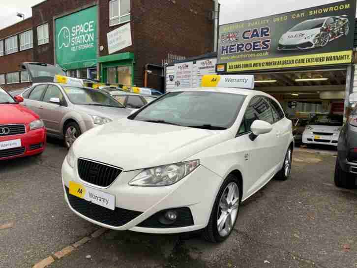 SEAT IBIZA 1.6 TDI CR SPORT COUPE 3 DOOR £30 TAX ( AA ) WARRANTY PACK INCLUDED