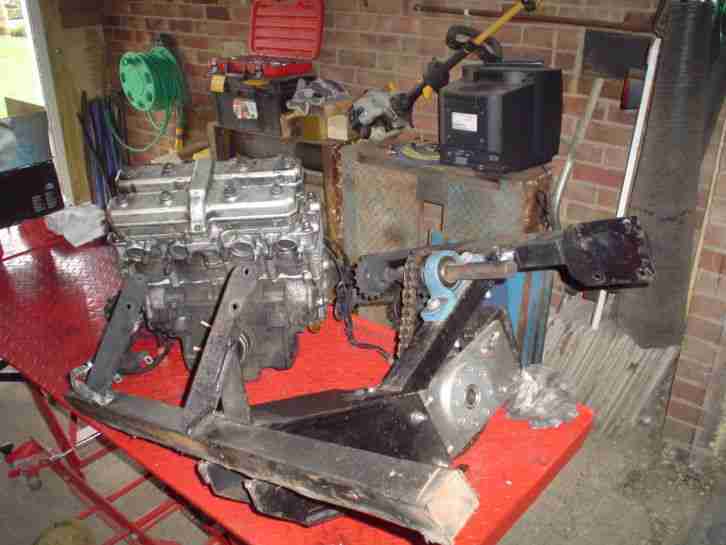 SMART FOUR TWO MOTORCYCLE BIKE CONVERSION YZF 1000 ENGINE AND SUBFRAME DIFF COMP