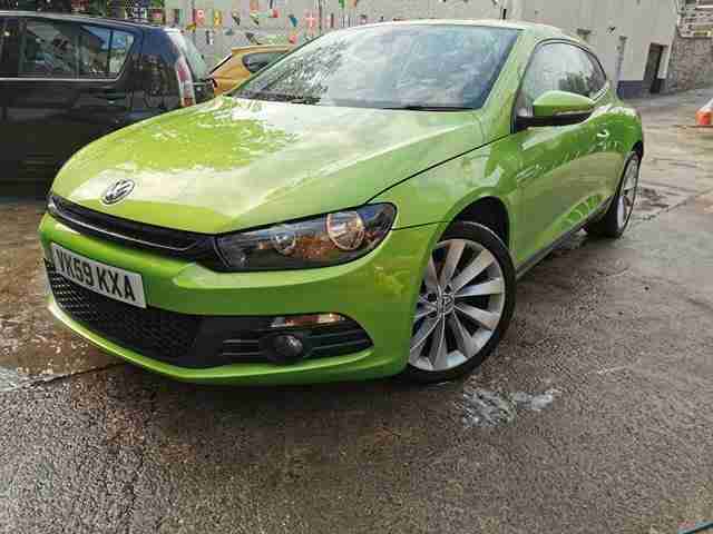 SUPERB VW SCIROCCO DIESEL GT TDi 6 SPEED GEARBOX TOP OF THE RANGE FULL LEATHER