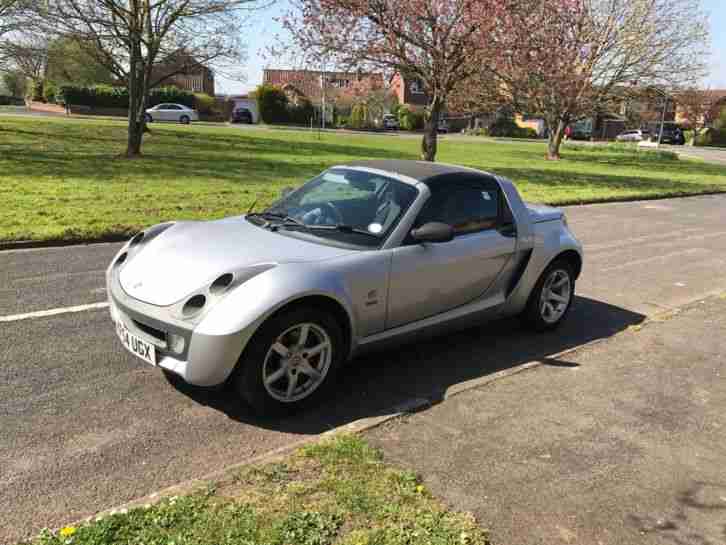 Smart Car Roadster Speed Silver Convertible