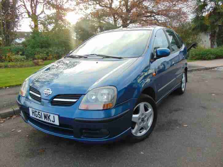 Superb 2001 Nissan Almera Tino 1.8SE2 1 Lady Owner From New Full Service History