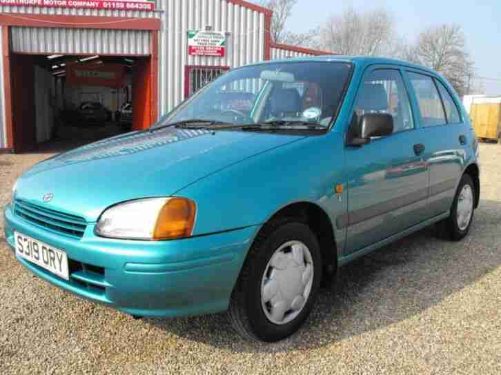 TOYOTA STARLET S 1998 Petrol Manual in Turquoise