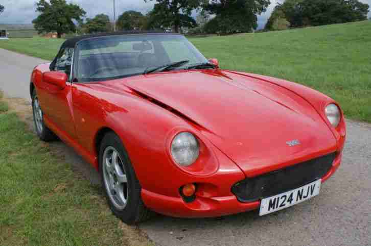 TVR Chimaera 400 in Formula Red with grey interior. Lowish miles
