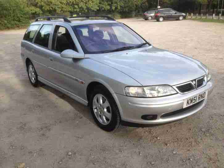 VAUXHALL VECTRA CD ESTATE..2200cc.2001 51 PLATE.51K FROM NEW..16 SERVICE STAMPS