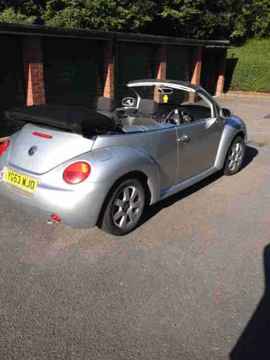 VW BEETLE CABRIOLET 2.0L 03 3 OWNERS FROM NEW FULLY WARRANTED MILAGE