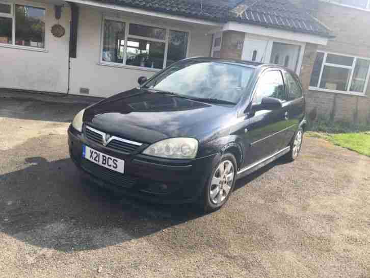 Vauxhall Corsa SXI 16V black, 53 plate, great runner, updated sound system