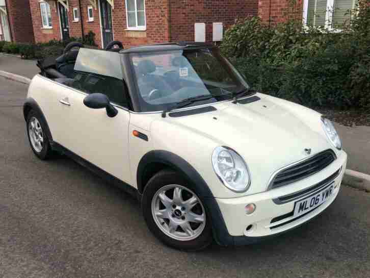 WHITE 2006 ONE CONVERTIBLE 1.6 PETROL
