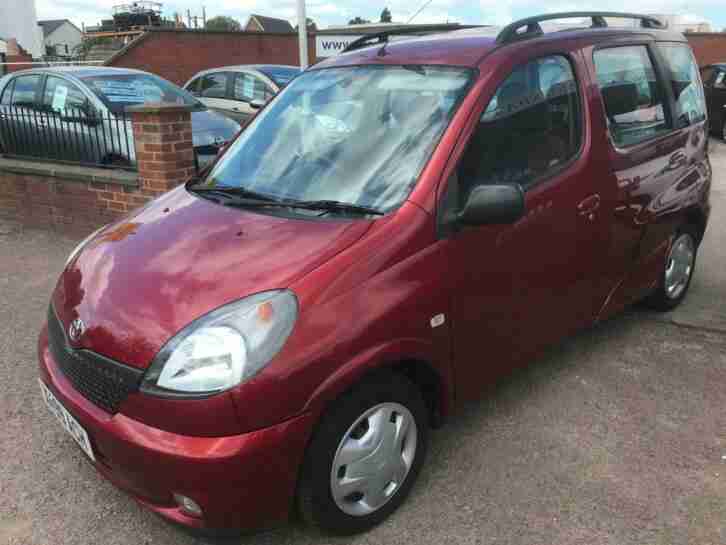 X 2000 Toyota Yaris 1.3 Automatic Verso.Lava Red,64000rm,Full mot,Drives lovely