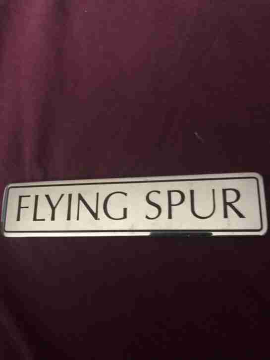 flying spur emblem badge