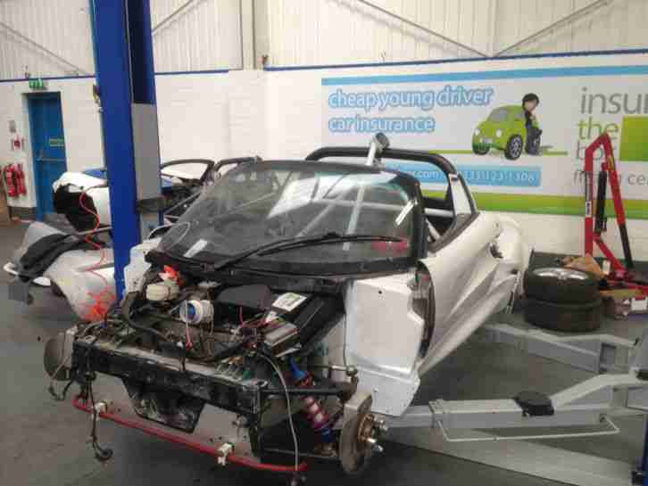 elise race cars chassis with everything