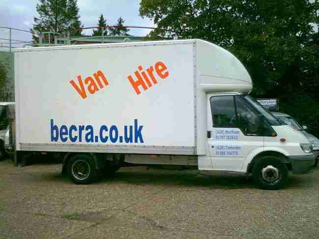 Van hire budget cheap move house storage shipping courier ford transit